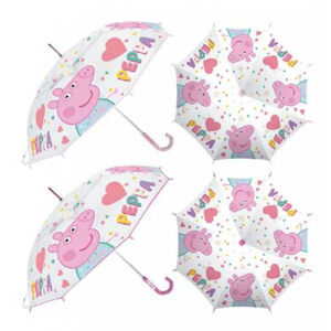Setino Detský dáždnik - Peppa Pig transparentný