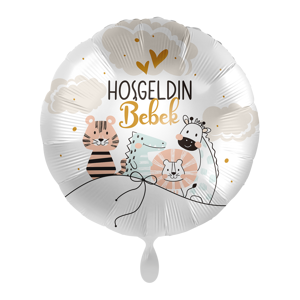 Premioloon Fóliový balón kruh - Hosgeldin Bebek