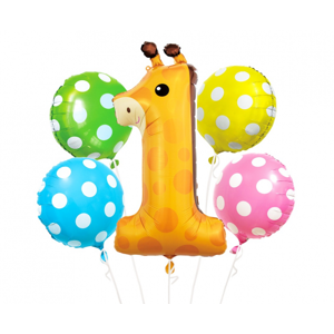 Godan Balónová kytica - 1. narodeniny žirafa