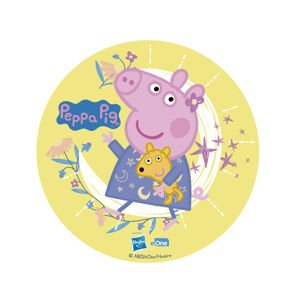 Dekora Jedlý papier - Peppa Pig žltý 15,5 cm