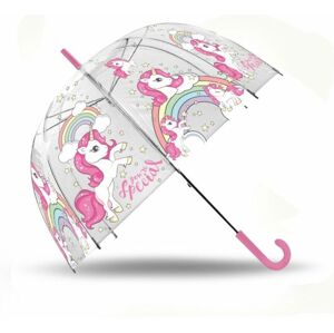 Euroswan Detský dáždnik transparent - Jednorožec You're Special