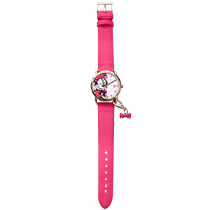 Euroswan Detské náramkové hodinky analog - Minnie Mouse ružové