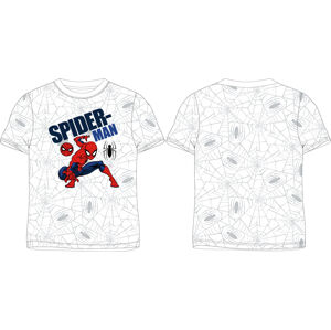 EPlus Chlapčenské tričko - Spiderman biele Veľkosť - deti: 104