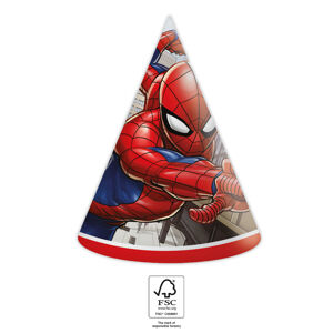 Procos Papierové klobúčiky - Spiderman 6 ks