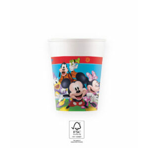 Procos Papierové poháre - Mickey Mouse Rock 200 ml 8 ks