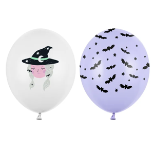 PartyDeco Latexový balón - Halloween Čarodejnica mix