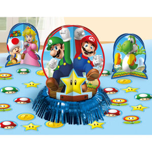 Amscan Dekorácia na stôl - Super Mario 23 ks