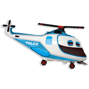 Flexmetal Fóliový balón - Policajný vrtuľník
