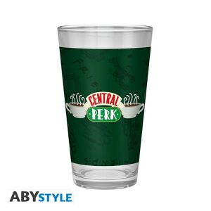 ABY style Sklenený pohár - Priatelia Central Perk 400 ml