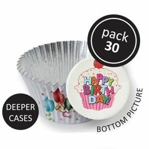 PME Narodeninové košíčky na pečenie - Happy Birthday 30 ks
