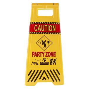 Espa Párty ceduľa - Caution Party Zone