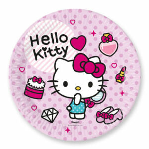 Procos Papierové taniere - Hello Kitty 23 cm 8 ks