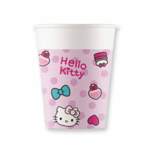 Procos Papierové poháre - Hello Kitty 200 ml 8 ks