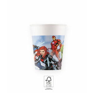 Procos Papierové poháre Marvel - Avengers 200 ml 8 ks