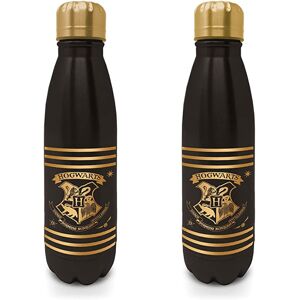 Pyramid Kovová fľaša na nápoj Harry Potter - čierno-zlatá