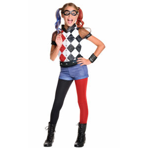 Rubies Detský kostým - Harley Quinn DC Comics DELUXE Veľkosť - deti: M