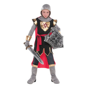 Amscan Detský chlapčenský kostým - Stredoveký rytier Brave Crusader Veľkosť - deti: 8 - 10 rokov