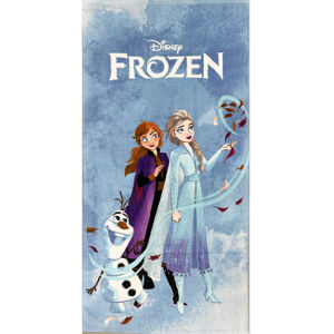 Setino Detská osuška - Frozen 2 svetlomodrá 70 x 140 cm
