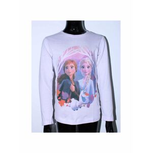 Setino Dievčenské tričko s dlhým rukávom - Frozen svetlofialové Veľkosť - deti: 122
