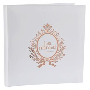 Santex Kniha hostí - Just married, ružovo-zlatá
