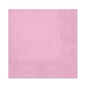 PAW Papierové servítky - Ružové 33 x 33 cm
