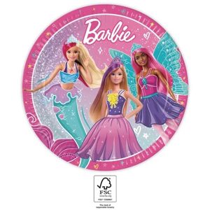 Procos Papierové taniere - Barbie Fantasy