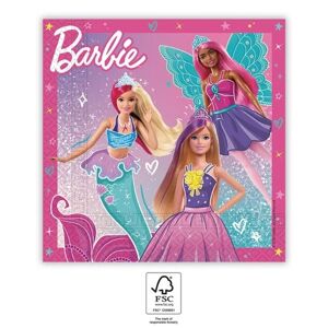 Procos Papierové servítky - Barbie fantasy 33 x 33 cm