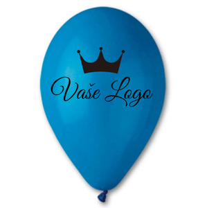 Personal Balónik s logom - Modrý 26 cm