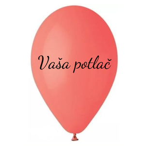 Personal Balónik s textom - Korálový 26 cm