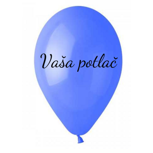 Personal Balónik s textom - Modrofialový 26 cm