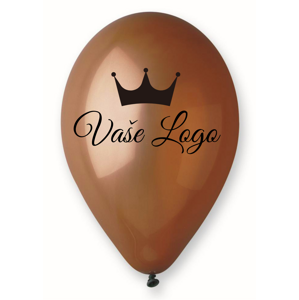 Personal Balónik s logom - Hnedý 26 cm