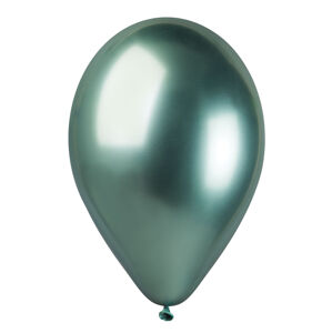 Gemar Sada chrómových balónov - Zelené, 5 ks