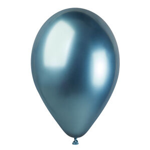 Gemar Sada chrómových balónov - Modré, 5 ks