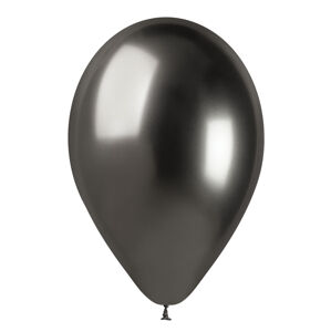 Gemar Sada chrómových balónov - Sivé, 5 ks