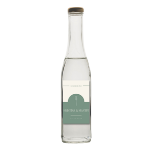 Personal Etiketa na fľašu - Greenery Rose Rozmery etikety (šírka x výška): 7 x 10 cm - pálenka