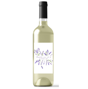 Personal Etiketa na fľašu - Lavender Rozmery etikety: 8 x 11 cm - víno