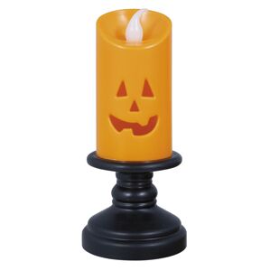 Guirca Led sviečka - Halloween, oranžová 12 cm
