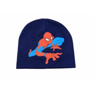 Setino Chlapčenská bavlnená čiapka - Spiderman, tmavomodrá Veľkosť čiapky: 52