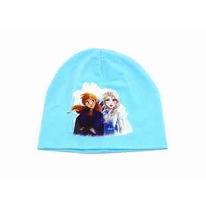 Setino Dievčenská bavlnená čiapka - Frozen, modrá Veľkosť čiapky: 54