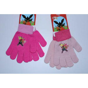 Setino Dievčenské zimné rukavice - Bing girl, tmavoružové