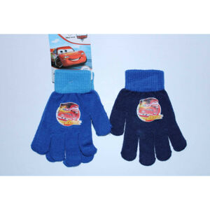 Setino Chlapčenské zimné rukavice - Autá, svetlomodré