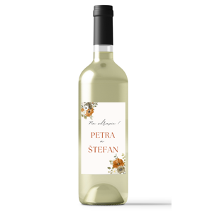Personal Etiketa na fľašu - Autumn time Rozmery etikety: 8 x 11 cm - víno
