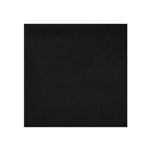 Santex Servítky - jednofarebné 21 x 20 cm Farba: čierna