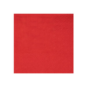 Santex Servítky - jednofarebné 21 x 20 cm Farba: červená