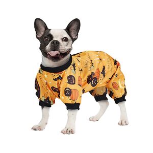 Guirca Overal pre psov - Halloween tekvice Kostýmy pre psov: M