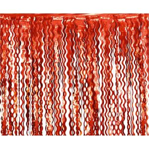 Godan Párty záves - Metalická červená 100 x 200 cm