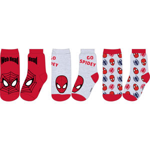 EPlus Sada 3 párov detských ponožiek - Spiderman Veľkosť ponožiek: 31-34