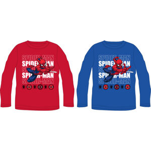 EPlus Chlapčenské tričko s dlhým rukávom - Spiderman, modré Veľkosť - deti: 134