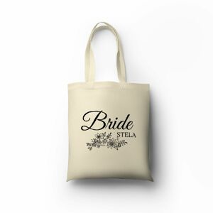 Personal Plátená taška s potlačou - Bride Farba: natural