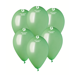 Gemar Balón metalický - Mätovo zelená 26 cm 100 ks
